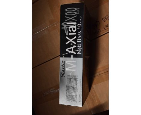 Box of 6 pairs of Kinetic M/AXIAL Mid bass 10cm loud speakers 10X00MK2