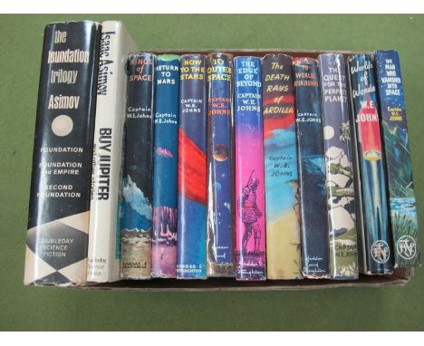 The Set of Ten Capt. W.E. Johns Science Fiction Books - Kings of Space, 1954, first edition, Hodder & Staughton; Return to Ma