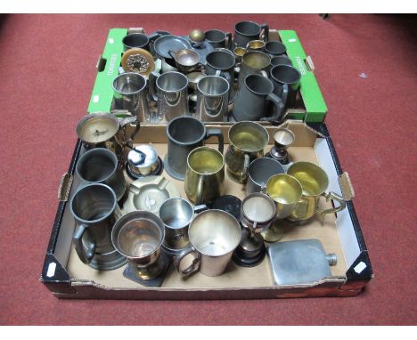 A Large Quantity of Mid XX Century Motoring and Related Trophies, mainly club related, many to K B Morris, contained in two b