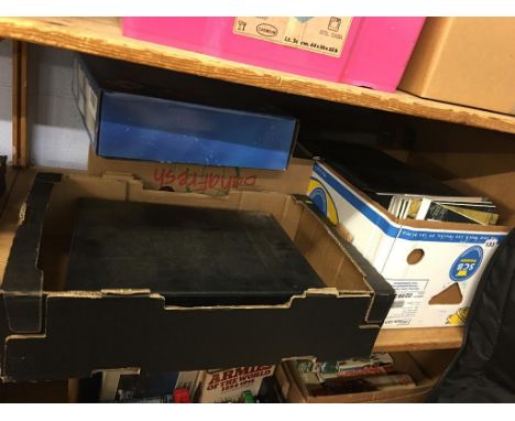 Shelf assorted including Commodore C64, tools, games etc.