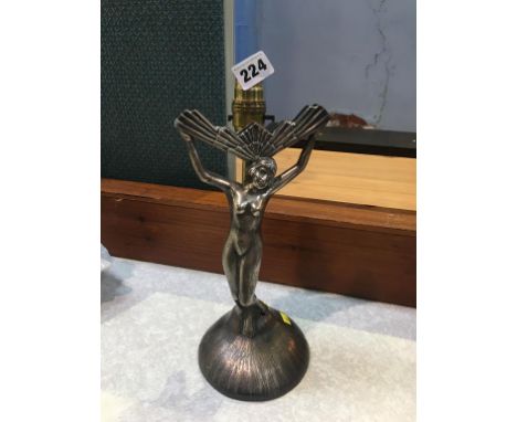 Art Deco figural standard lamp