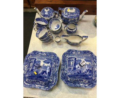 Quantity of Spode 'Italian' china