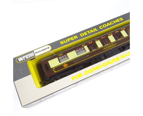 A Wrenn Railways OO gauge W6012C chocolate and cream Golden Arrow Pullman Coaches "Cygnus", First Class Parlour Car, white ta