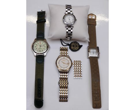 Four various watches comprising Klause-Kobec, Rotary, Ricard and one other, one in original box.
