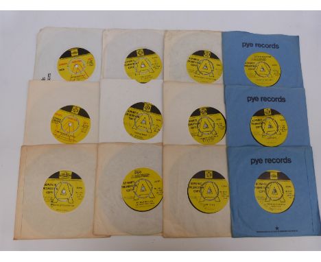 Sixteen Pye yellow demos from 67-72, Neo Mayam, Sean Dunphy, Pennsylvania Sixpence, Jackie Trent, Dionne Warwick, Dr Marigold