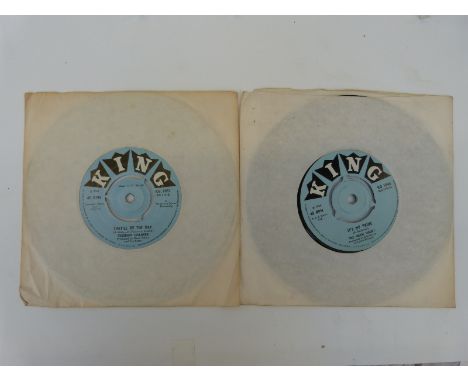 Two singles on King, A Strange Light - Tuesdays Children (KG1051) and His Girl - The Guess Who? (KG 1044). Condition appears 