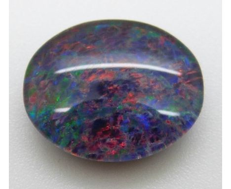 An opal cabochon triplet