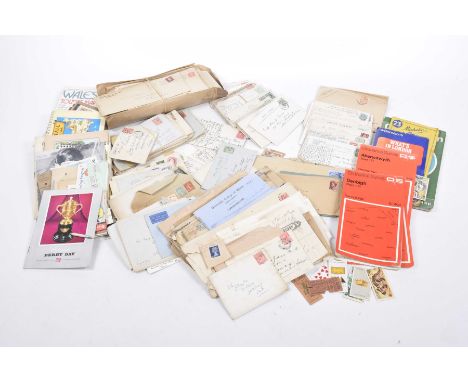 A collection of British stamps and letters mainly George VFurther examples from the reign of Edward VIII and George VI, race 