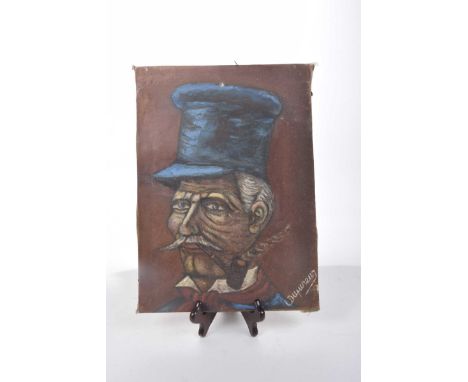 A G. P Clenent Jeune enamel advertising sign, mid 20th CenturyHeight 60cm, width 90cm.   