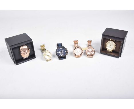 A collection of various watchesIn the style of Michael Kors, Marc Jacobs and Fossil (6)