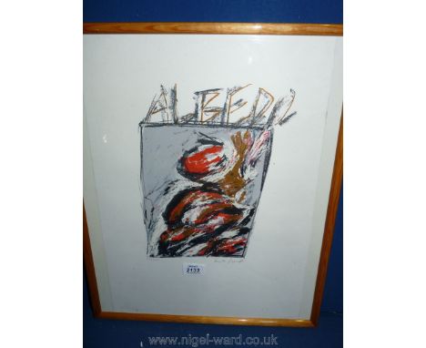 A limited edition abstract Print, Renata Giannelli 