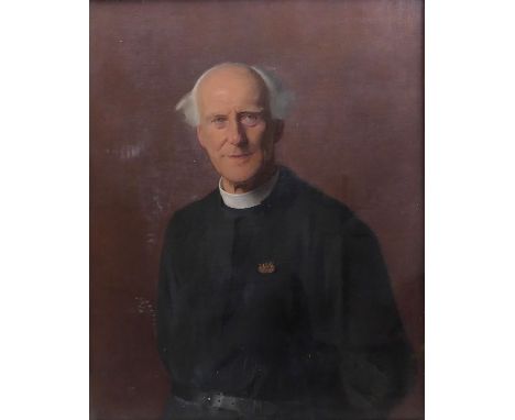 Gerald Festus Kelly (1879-1972), Portrait of Frank Selwyn Macaulay Bennett, Dean of Chester, 1920-37, the study half length, 