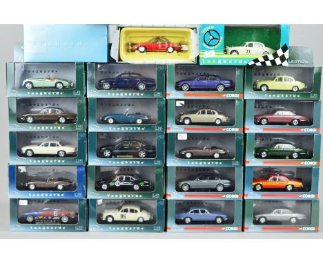 A QUANTITY OF BOXED CORGI CLASSICS/LLEDO JAGUAR COLLECTION DIECAST MODELS, 1:43 scale, Corgi Classics versions complete with 