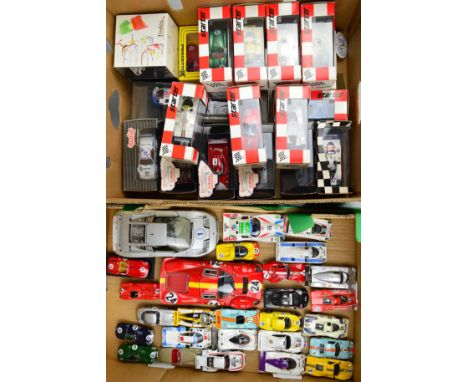 A COLLECTION OF BOXED AND UNBOXED LE MANS RACING CAR MODELS, majority 1:43 scale, assorted manufacturers, to include Starter,