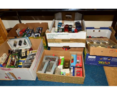 A QUANTITY OF BOXED AND UNBOXED ASSORTED DIECAST VEHICLES, to include Matchbox Dinky Collection, Solido, Polistil, Atlas Edit