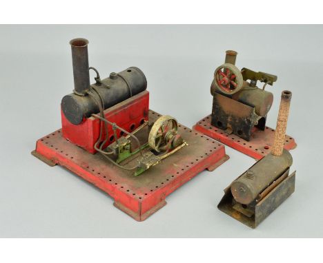 AN UNBOXED MAMOD TWIN CYLINDER LIVE STEAM ENGINE, No.SE3, not complete and not tested, not complete, playworn condition, no a