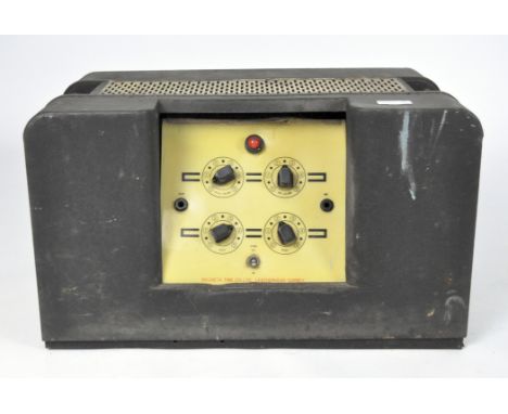 A vintage Magneta Time Co ltd valve amplifier, serial no 1/4251