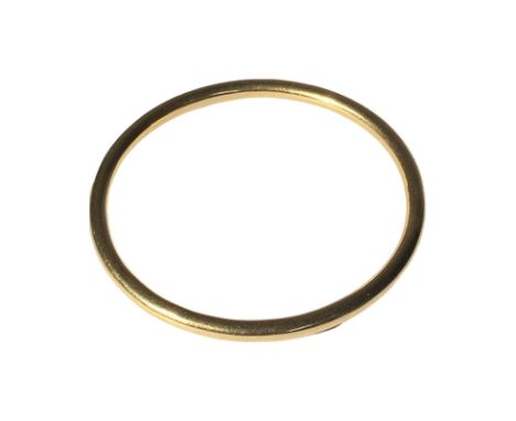18ct Antique French upper arm hinged bangle. Approximate weight is 22g Approximate aperture is approximately 7.5cm.  Hidden c