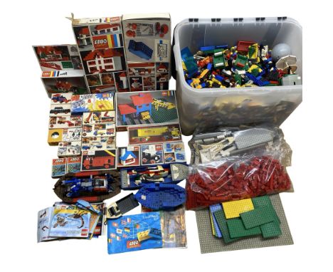 Large Collection of Boxed circa 1970 Vintage LEGO sets, plus two large boxes of mostly vintage loose Lego and instructions.
T