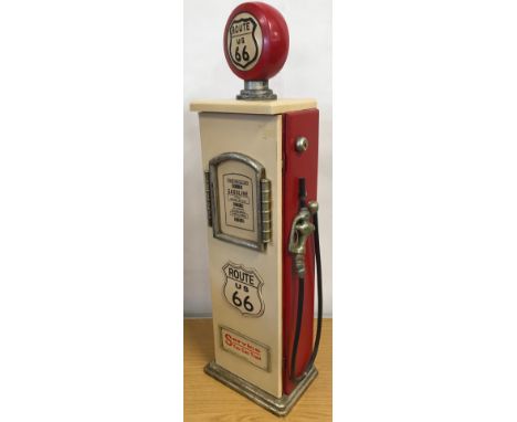 An American gasoline pump CD rack 