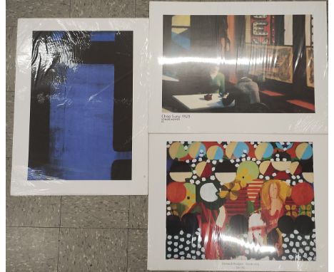 A quantity of unframed prints including Howard Hodgkin, Edward Hopper, Claude Monet, Salvador Dali, etc.