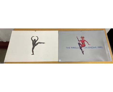 Two Pirelli calendars, 1992 and 1988