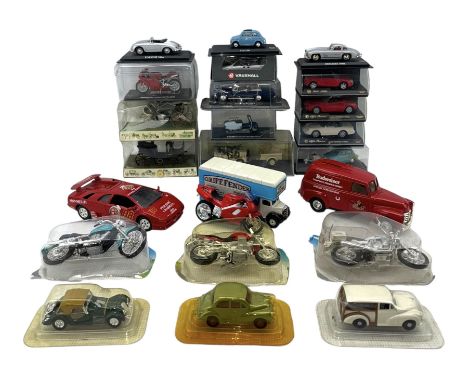 Schuco Sintra promotional Vauxhall diecast model, boxed, other boxed vehicles by Corgi and Del Prado etc., Ertl Budweiser coi