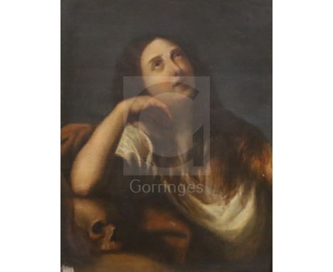 18th century Dutch Schooloil on oak panelThe Penitent Magdalene9 x 6.5in.