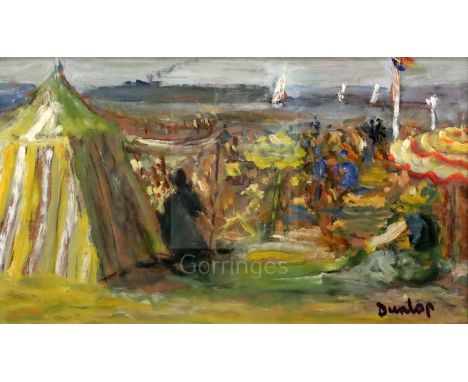 § Ronald Ossory Dunlop RA (1894-1973)oil on wooden panelSummer regattasigned7.25 x 11.75in.