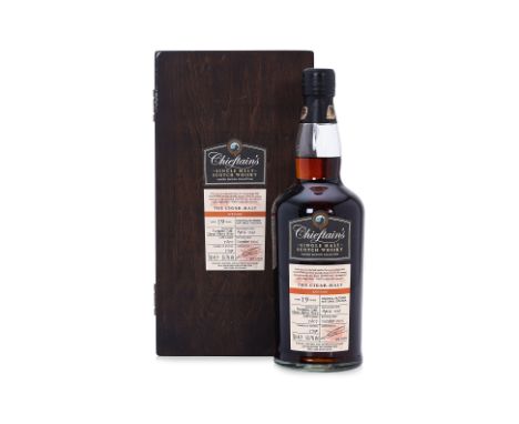 CHIEFTAIN'S 'THE CIGAR MALT' 19 YEARS AGED SCOTCH WHISKY
Speyside, distilled 1997, bottled 2016, limited to 597 bottles, in w
