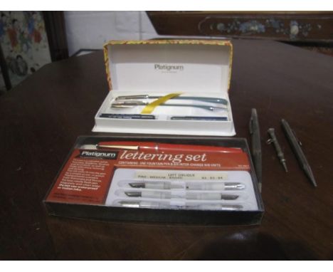 Selection of pens inc Sterling Silver.