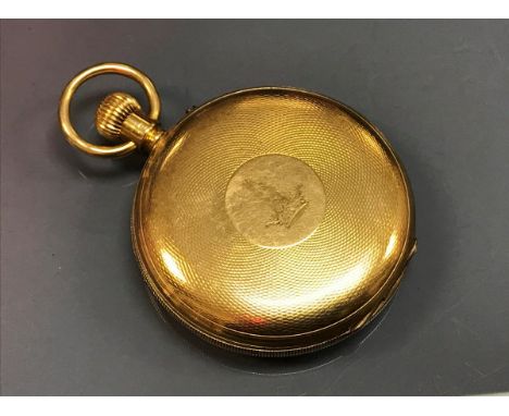 An 18 carat gold cased pocket watch by James McCabe of The Royal Exchange London, the movement No'd. 07750, the circular enam