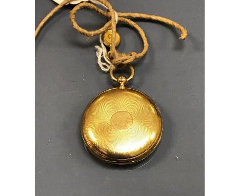 An 18 carat gold cased full hunter pocket watch, the lever escapement by James McCabe of The Royal Exchange London, No. 06037