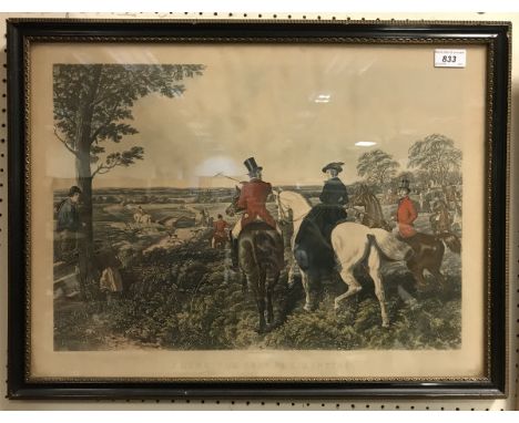 AFTER J F HERRING "Fox Hunting", a set of four framed prints, together with a set of six Leach prints, a set of four Henry Al