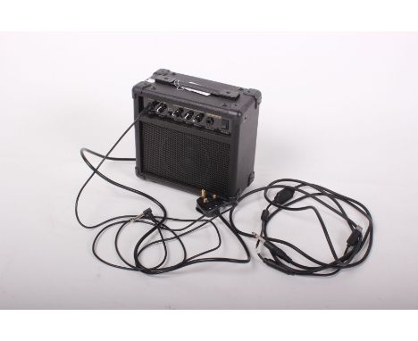 A Kinsman guitar amplifier 10W model BB10, with leads. Good condition