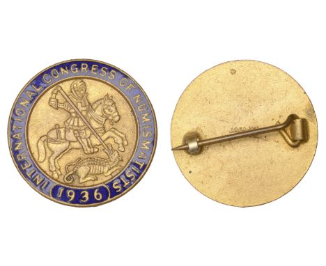 J.R. Gaunt & Son Ltd (Birmingham and London, 1884-1973)   ENGLAND, International Congress of Numismatists, London, 1936, a gi