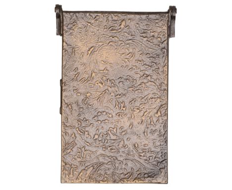 Yau, Cecilia (Hong Kong, 1964-present); b. Hong Kong   ENGLAND, William Morris, 1995, a hinged cast bronze plaque by Cecilia 