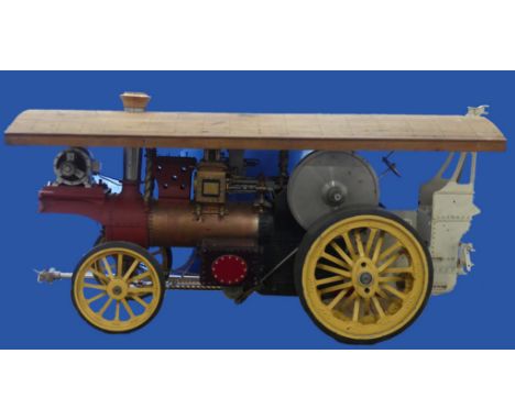 A well engineered Burrell 'Thetford Town' 2" to 1' Showman's steam Engine,&nbsp;46in long x 24in high (117cm x 61cm) with all