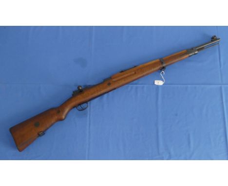 A 1939 VZ24 Czechoslovakian Mauser Rifle, de-activated,&nbsp; with cleaning rod and deactivation stamp and certificate, toget