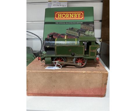 A Hornby '0' Gauge No 1 clockwork 0-4-0 Tank Locomotive, in enamelled Great Western green as no. 4560, in a 'Meccano and Horn
