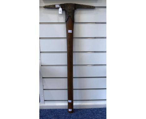 A Miner's Pick Axe from the Masonic Hall, Honiton,&nbsp;together with a Daily Mail Silver Bank Money Box and a Story of 25 Ye