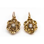 Frankrijk, 18 kt. Gouden oorhangers.