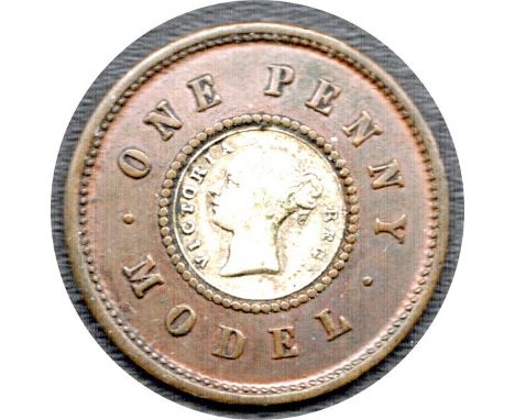 1840s VICTORIA ONE PENNY MODEL