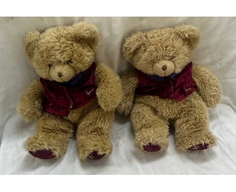 Two vintage harrods teddies 