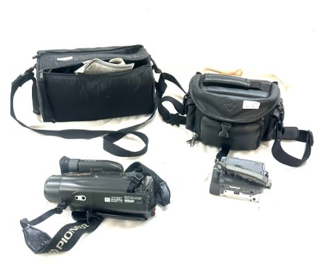 Panasonic model NV-GS1B digital video camera and a Sony camera recorder AC-V25 - both untested 