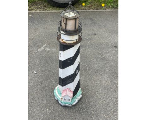 Garden light house ornament 36 inches tall 