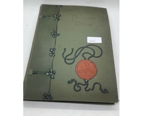Album containing vintage and later postcards 