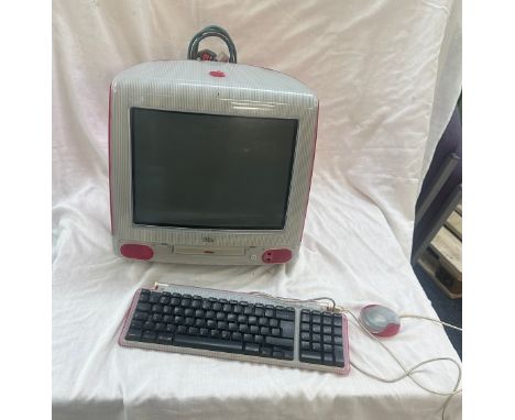 Vintage apple computer inc 1998 825-4442-A with mouse and keyboard -untested 