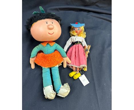 TV Magic Roundabout original Florence doll, plus a Pelham puppet 