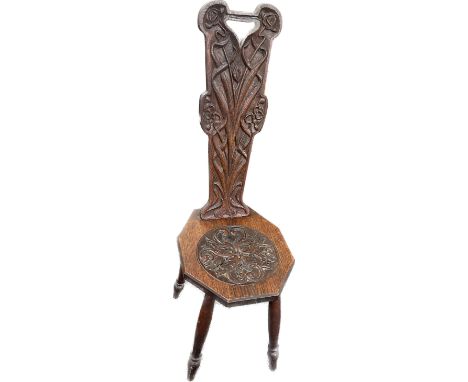 Vintage spinning wheel chair 